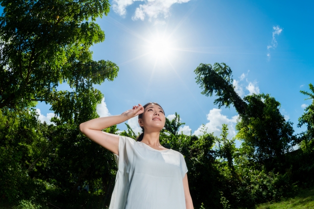 女性の健康イメージ 紫外線